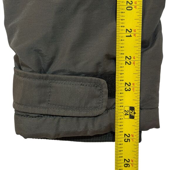 Volcom Workwear Men’s Hooded Quilted Jacket M Olive Drab Brown Mountain Lining - Picture 10 of 16